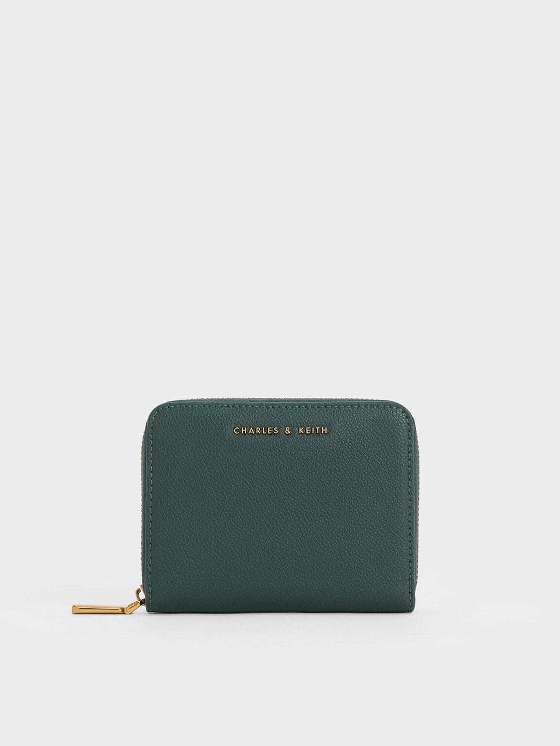 CHARLES & KEITH Latest / Basic Square Wallet - Green