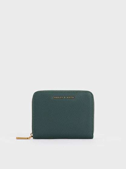 CHARLES & KEITH Latest / Basic Square Wallet - Green