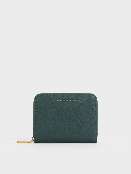 CHARLES & KEITH Latest / Basic Square Wallet - Green