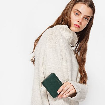CHARLES & KEITH Latest / Basic Square Wallet - Green