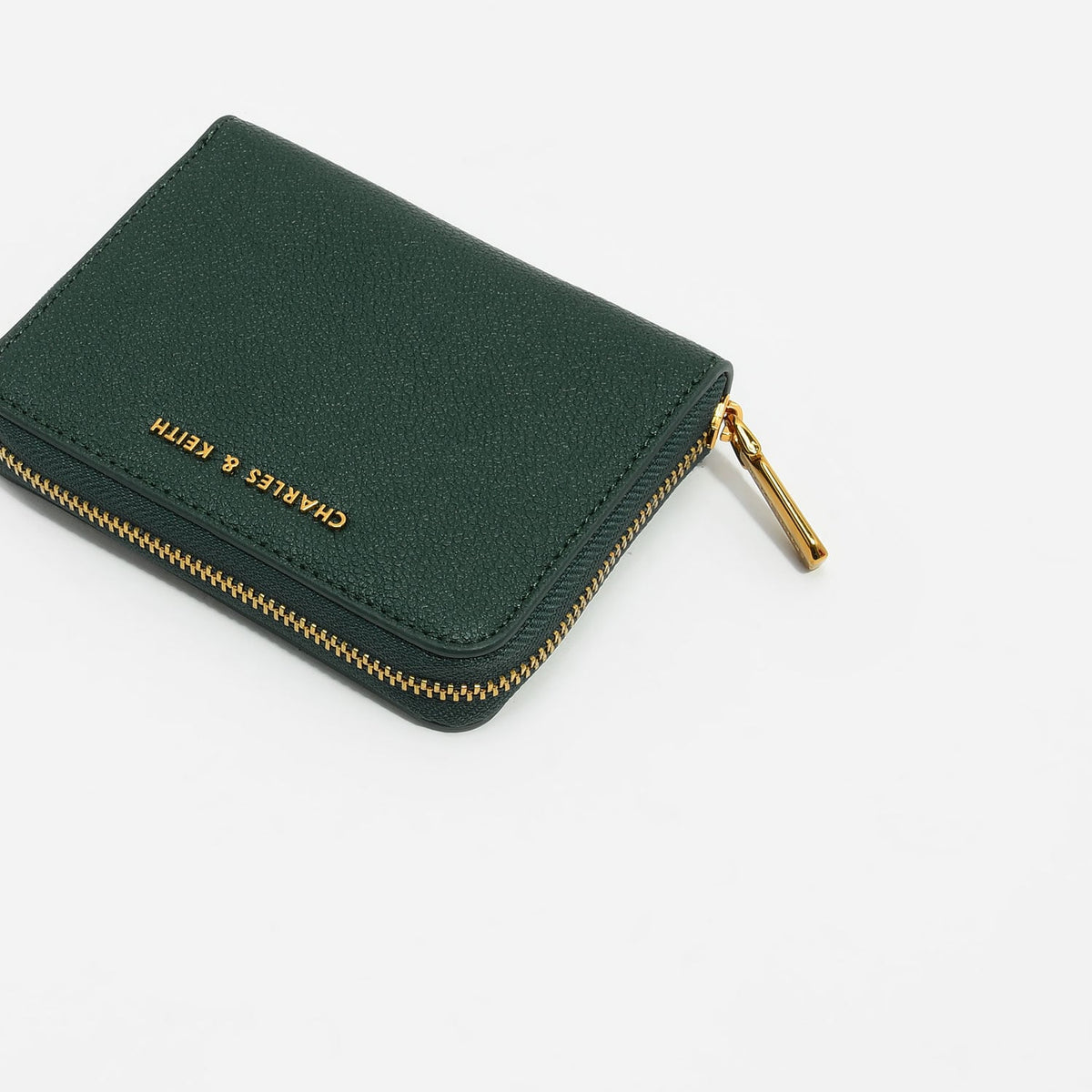 CHARLES & KEITH Latest / Basic Square Wallet - Green