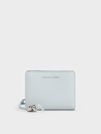 CHARLES & KEITH Sale / Augustine Zip-Around Small Wallet - Sea Salt Blue