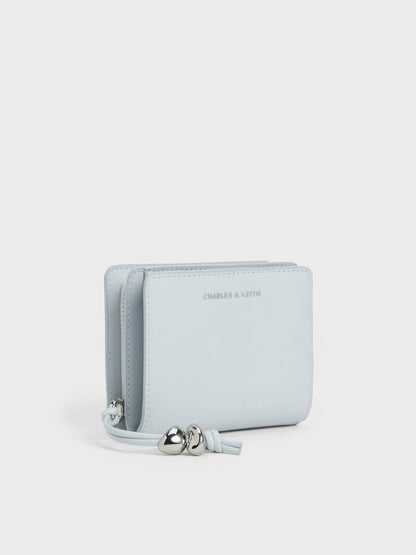 CHARLES & KEITH Sale / Augustine Zip-Around Small Wallet - Sea Salt Blue