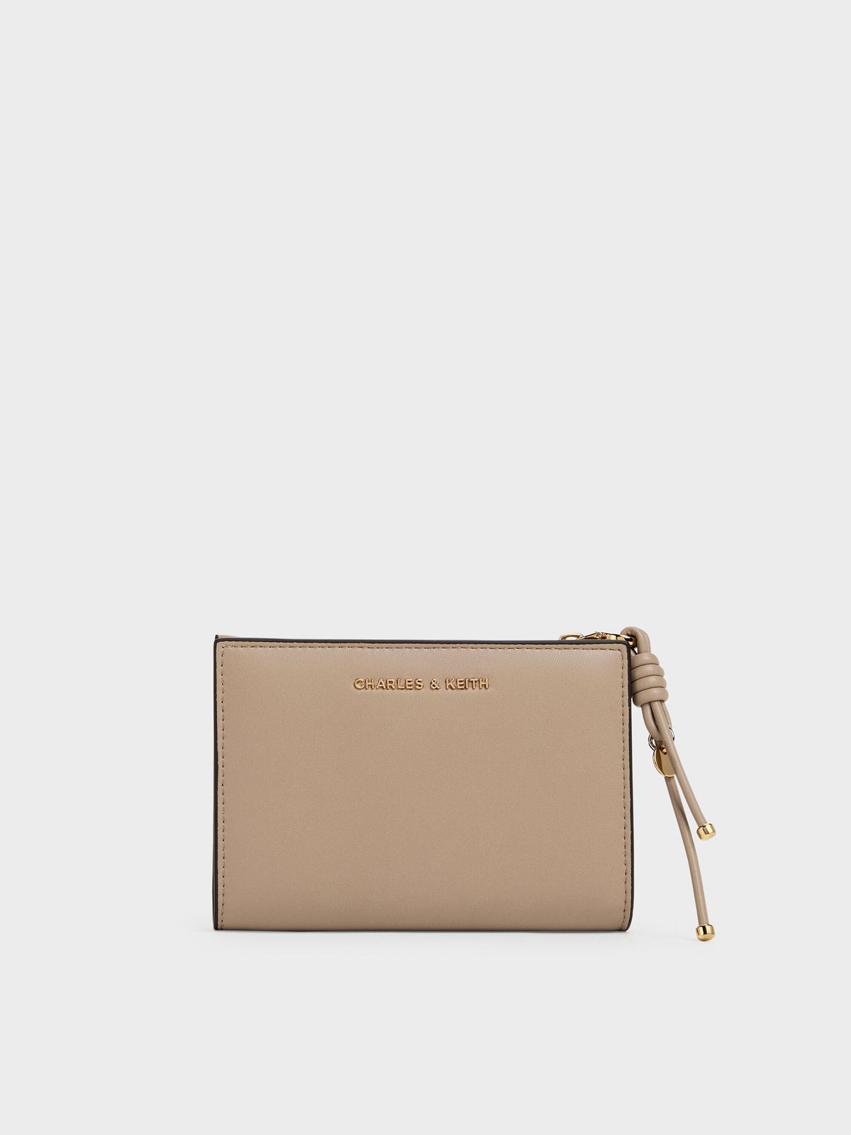 CHARLES & KEITH Essential / Everleigh Wallet - Taupe