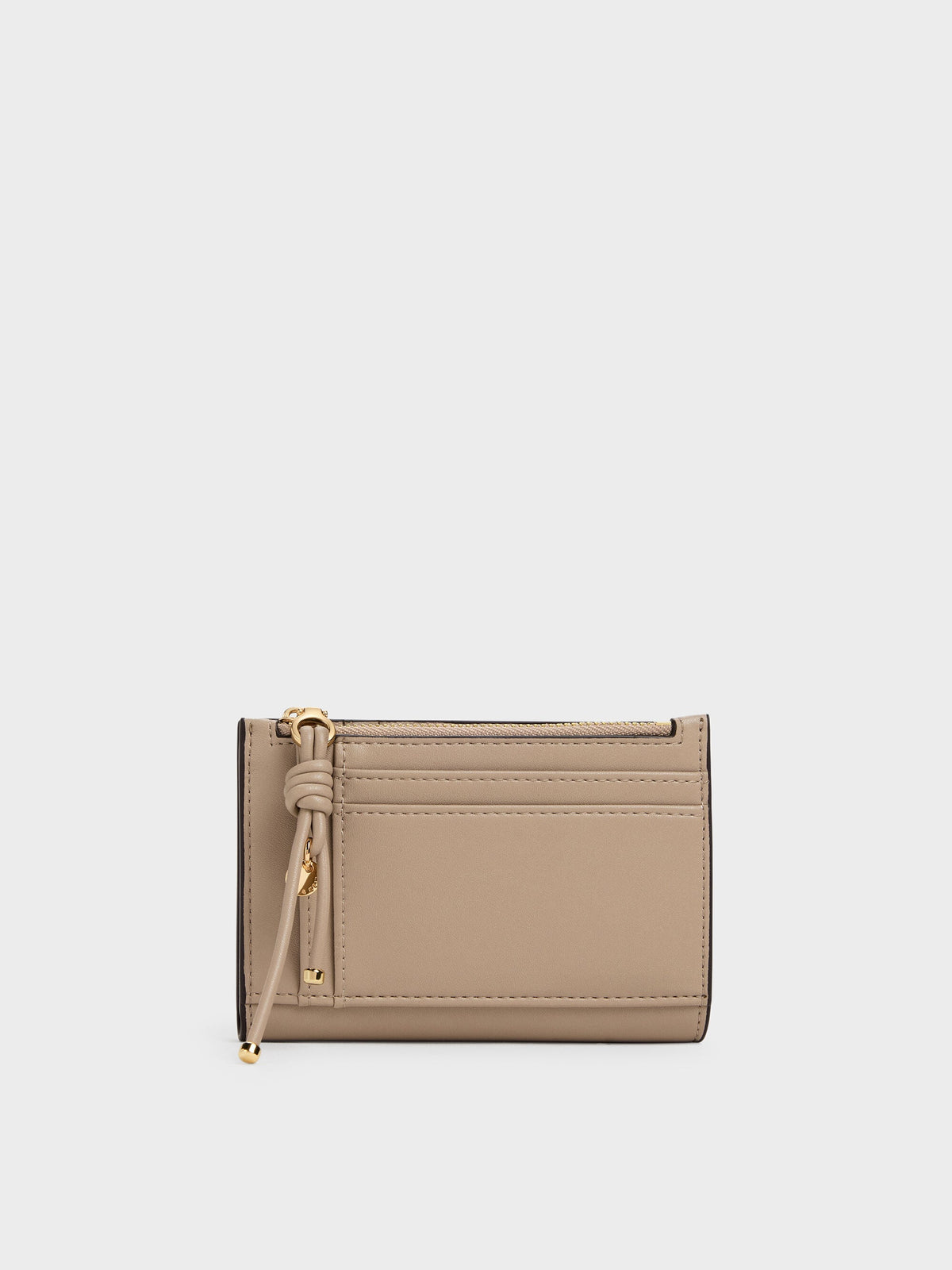 CHARLES & KEITH Essential / Everleigh Wallet - Taupe