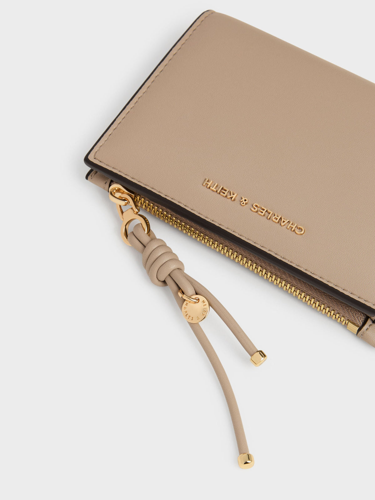 CHARLES & KEITH Essential / Everleigh Wallet - Taupe