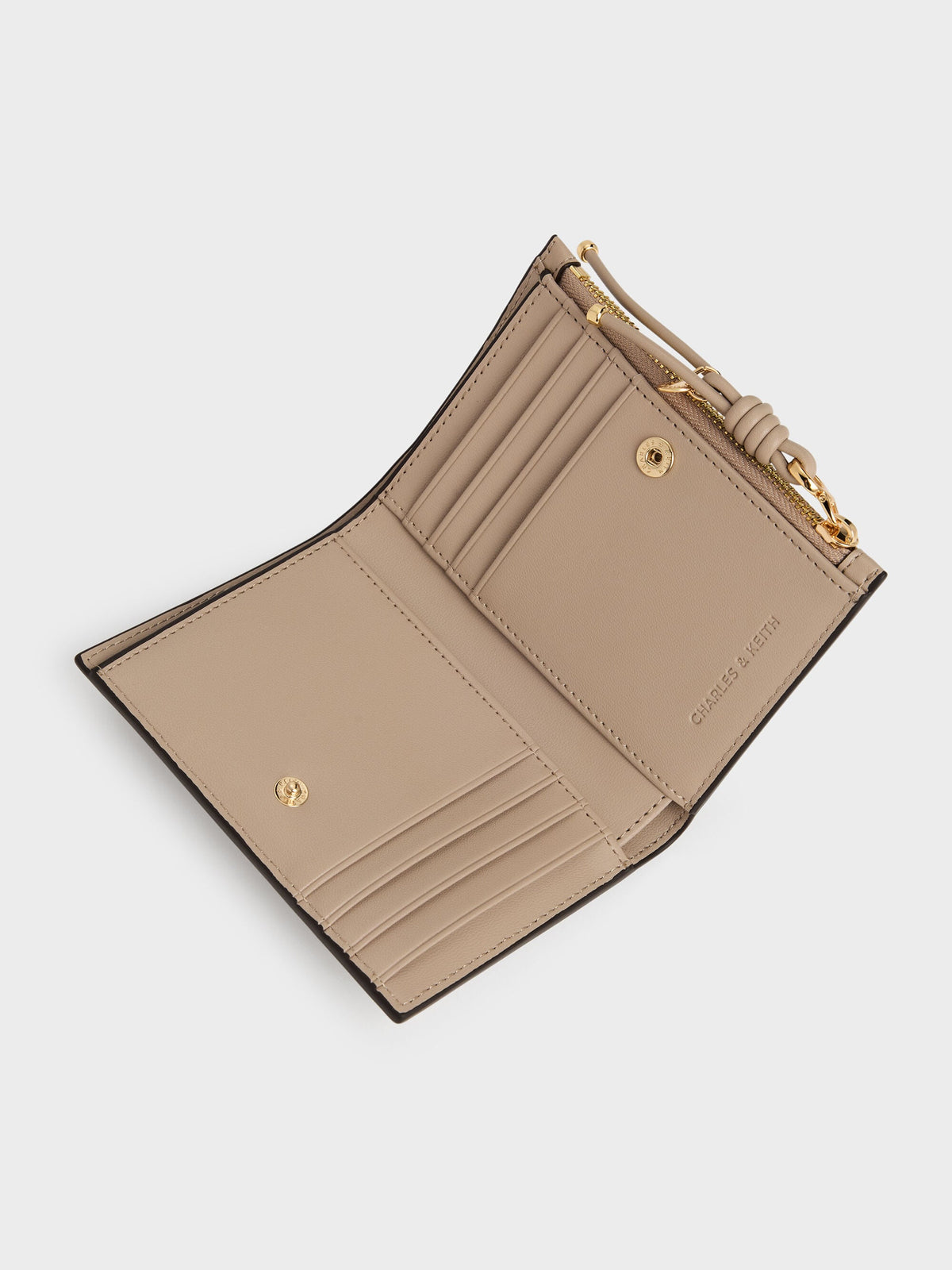 CHARLES & KEITH Essential / Everleigh Wallet - Taupe