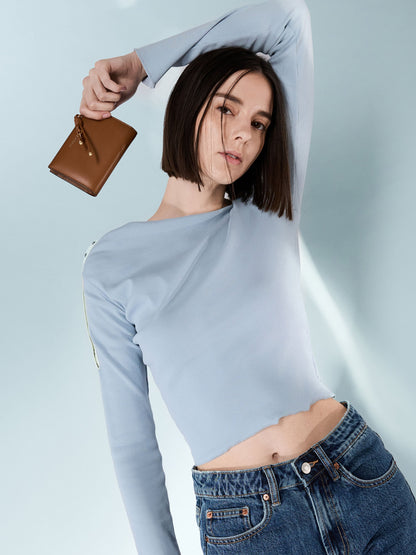 CHARLES & KEITH Exclusive / Everleigh Wallet - Chocolate