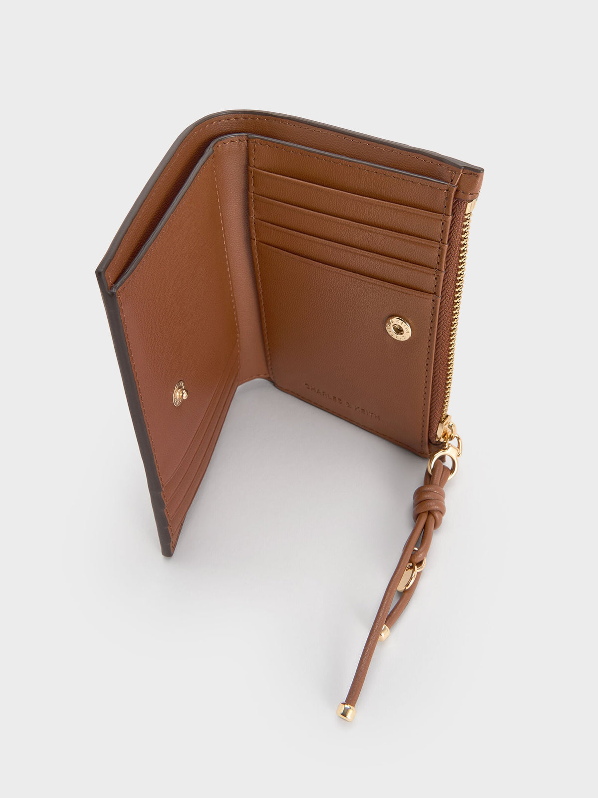 CHARLES & KEITH Exclusive / Everleigh Wallet - Chocolate
