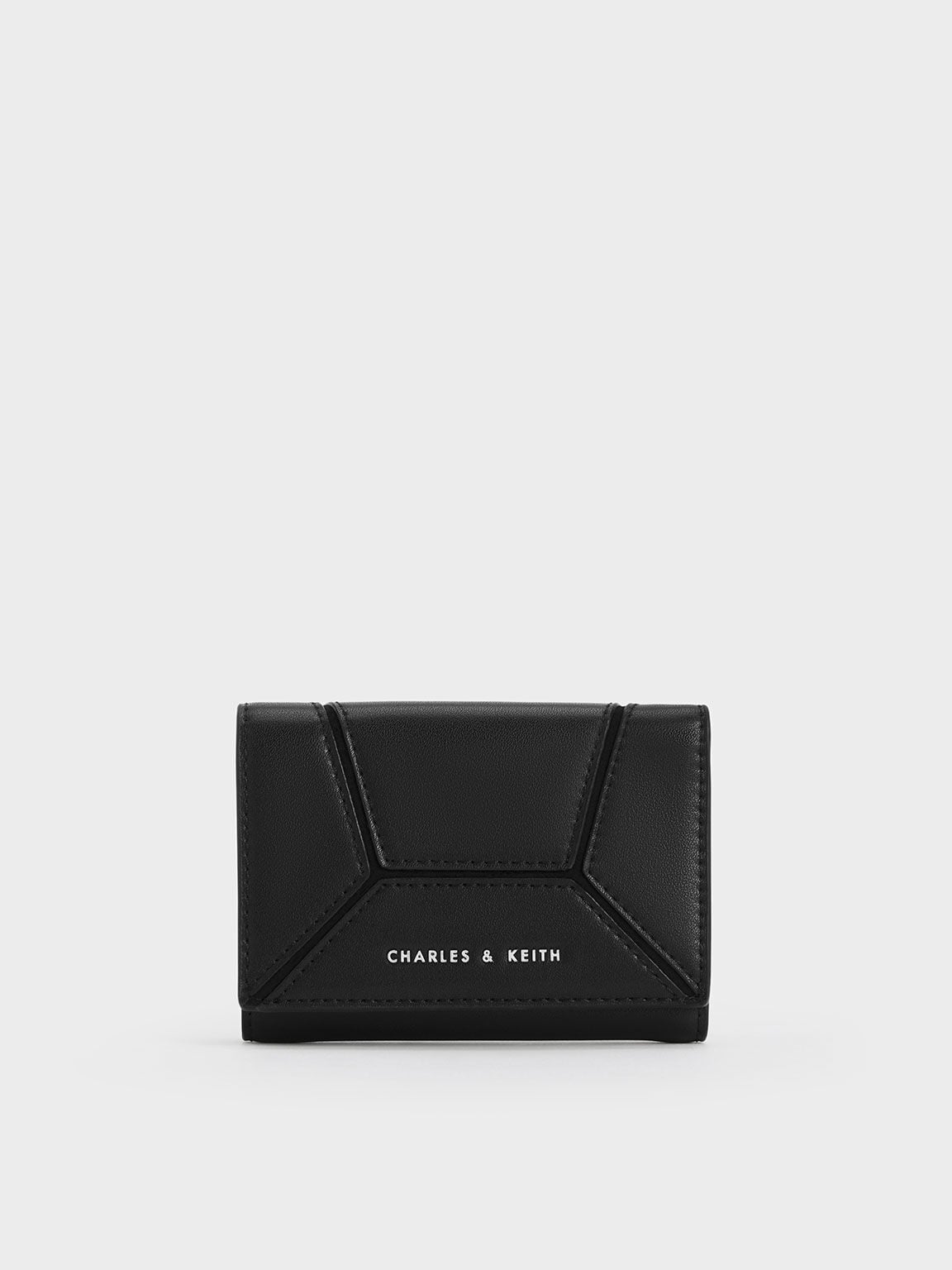 CHARLES & KEITH Best Price / Nasrin Geometric Wallet - Noir