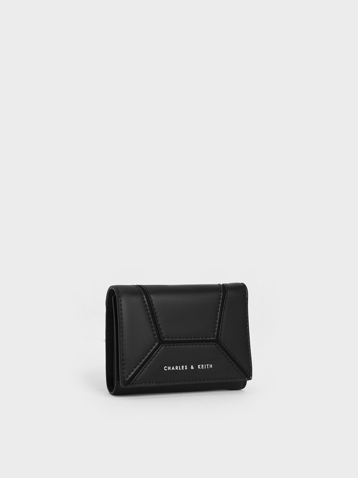 CHARLES & KEITH Best Price / Nasrin Geometric Wallet - Noir