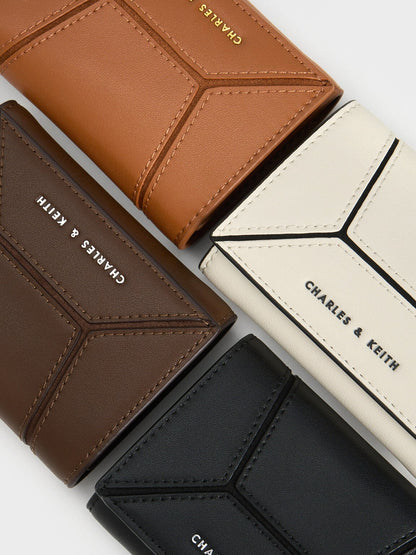 CHARLES & KEITH Best Price / Nasrin Geometric Wallet - Noir