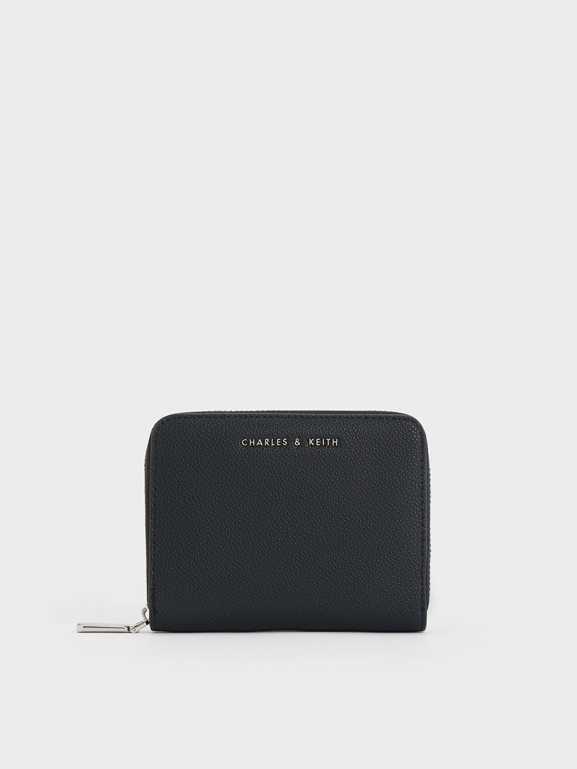 CHARLES & KEITH Customer Favorite / Basic Square Wallet - Black