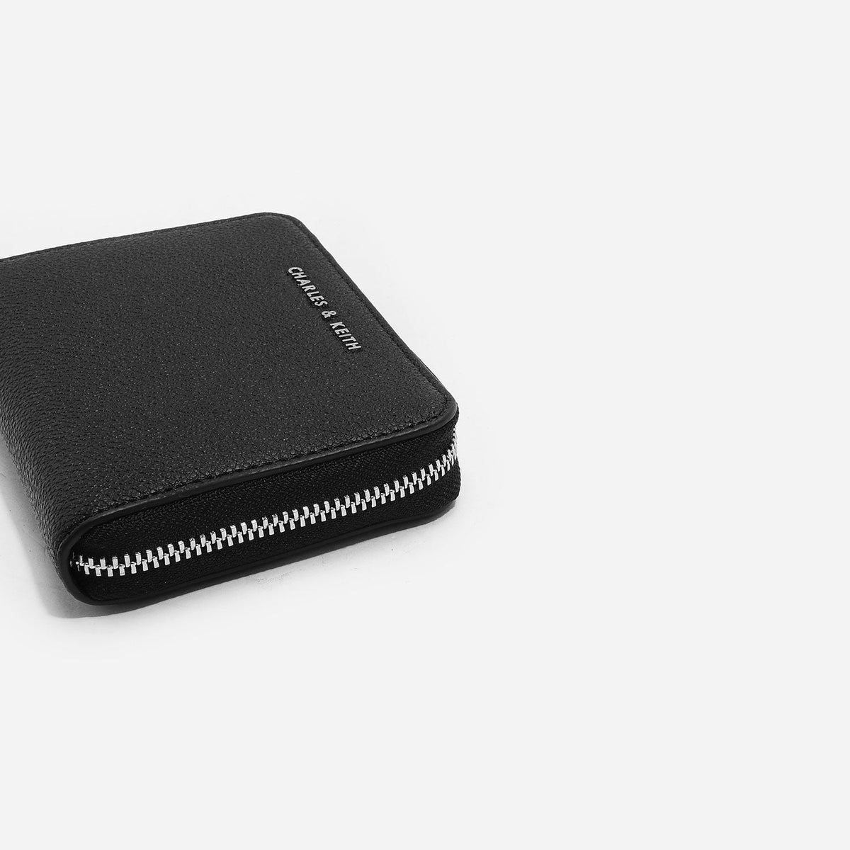 CHARLES & KEITH Customer Favorite / Basic Square Wallet - Black