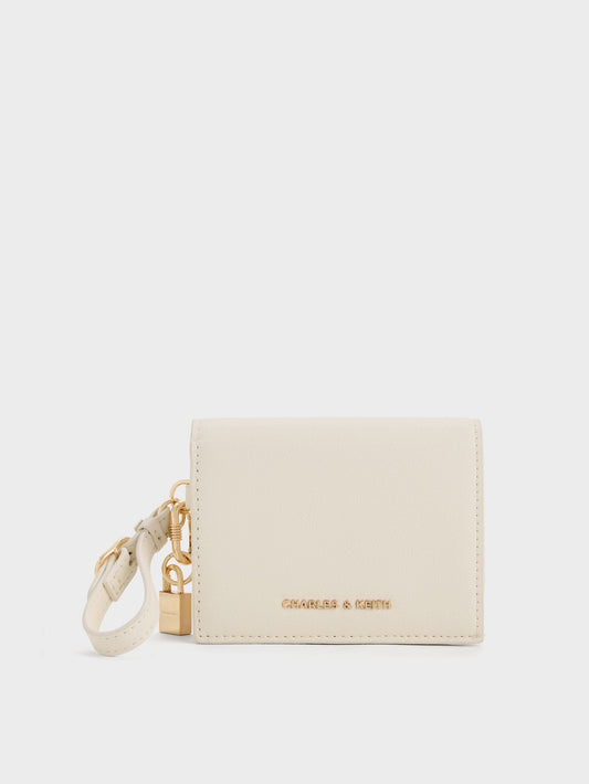 CHARLES & KEITH Recommended / Scottie Small Wallet - Cream