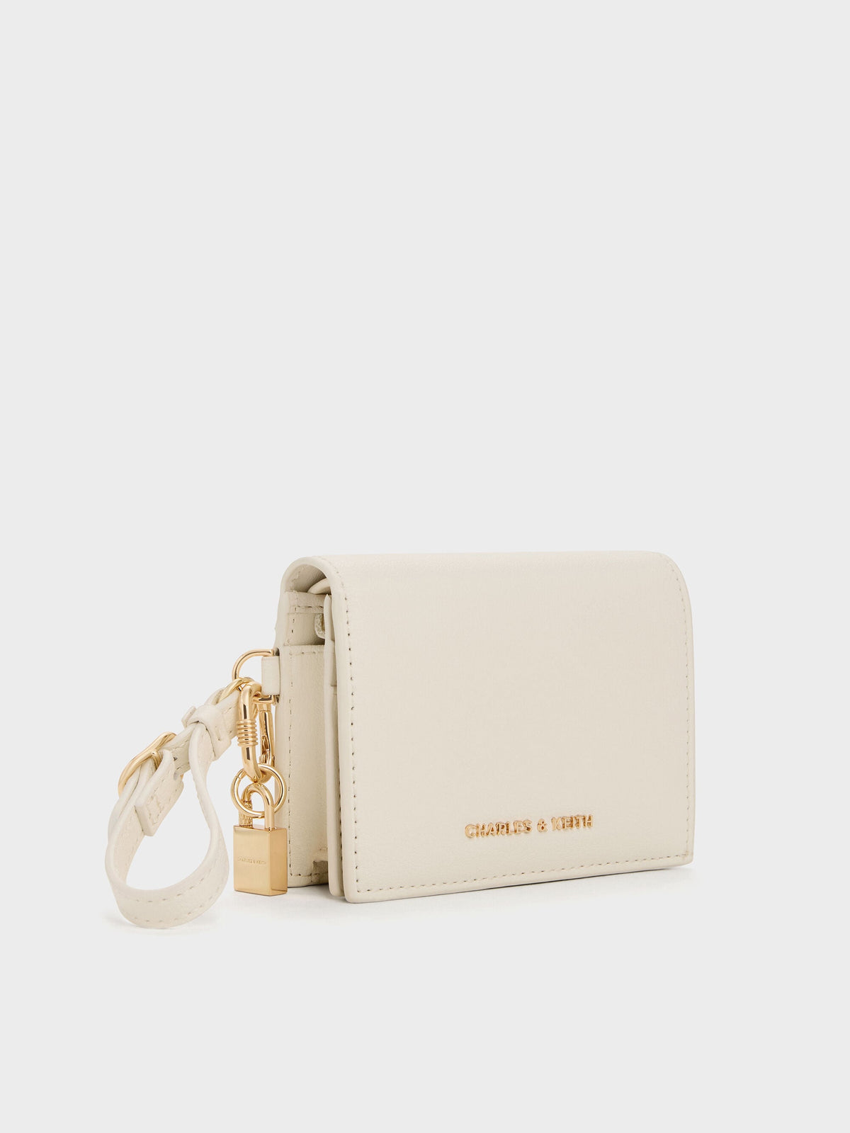 CHARLES & KEITH Recommended / Scottie Small Wallet - Cream