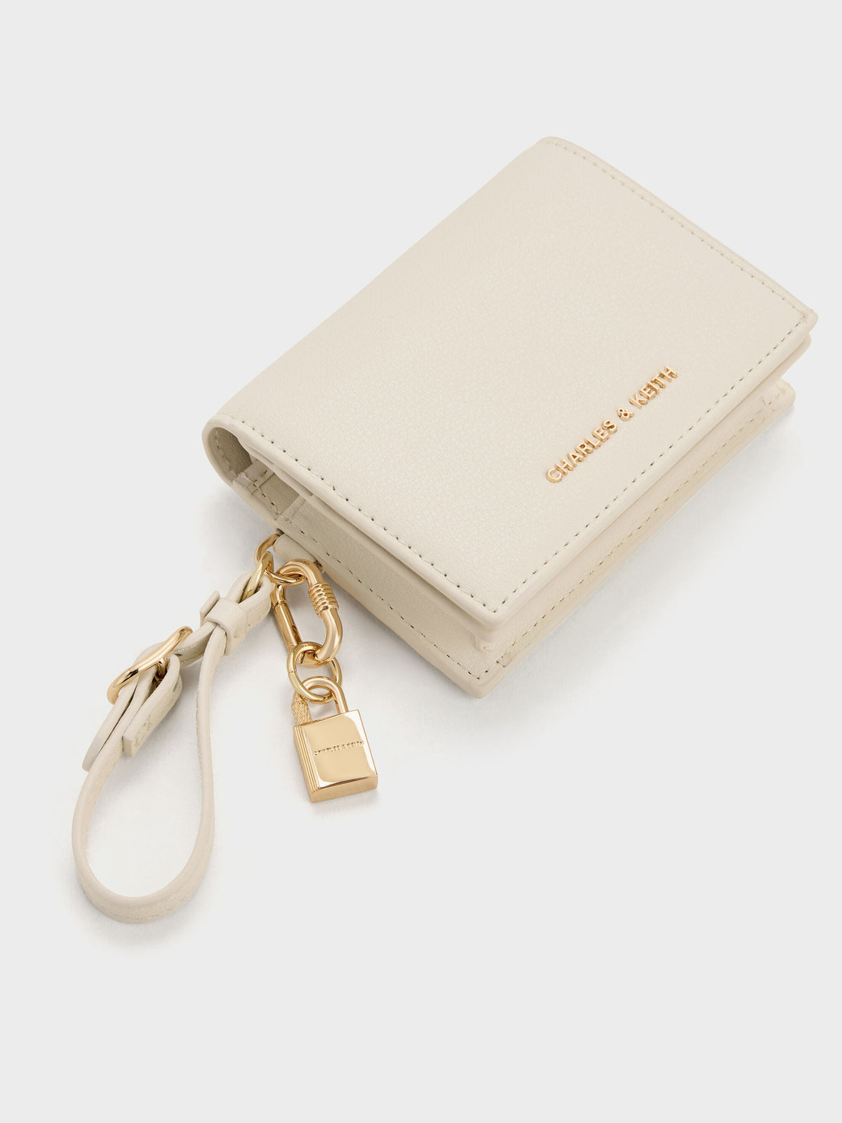 CHARLES & KEITH Recommended / Scottie Small Wallet - Cream