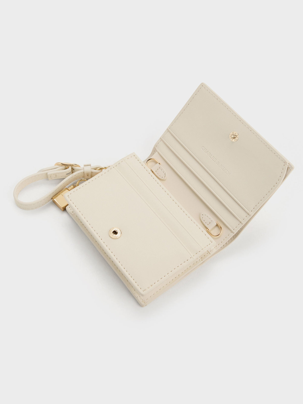 CHARLES & KEITH Recommended / Scottie Small Wallet - Cream