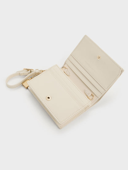 CHARLES & KEITH Recommended / Scottie Small Wallet - Cream