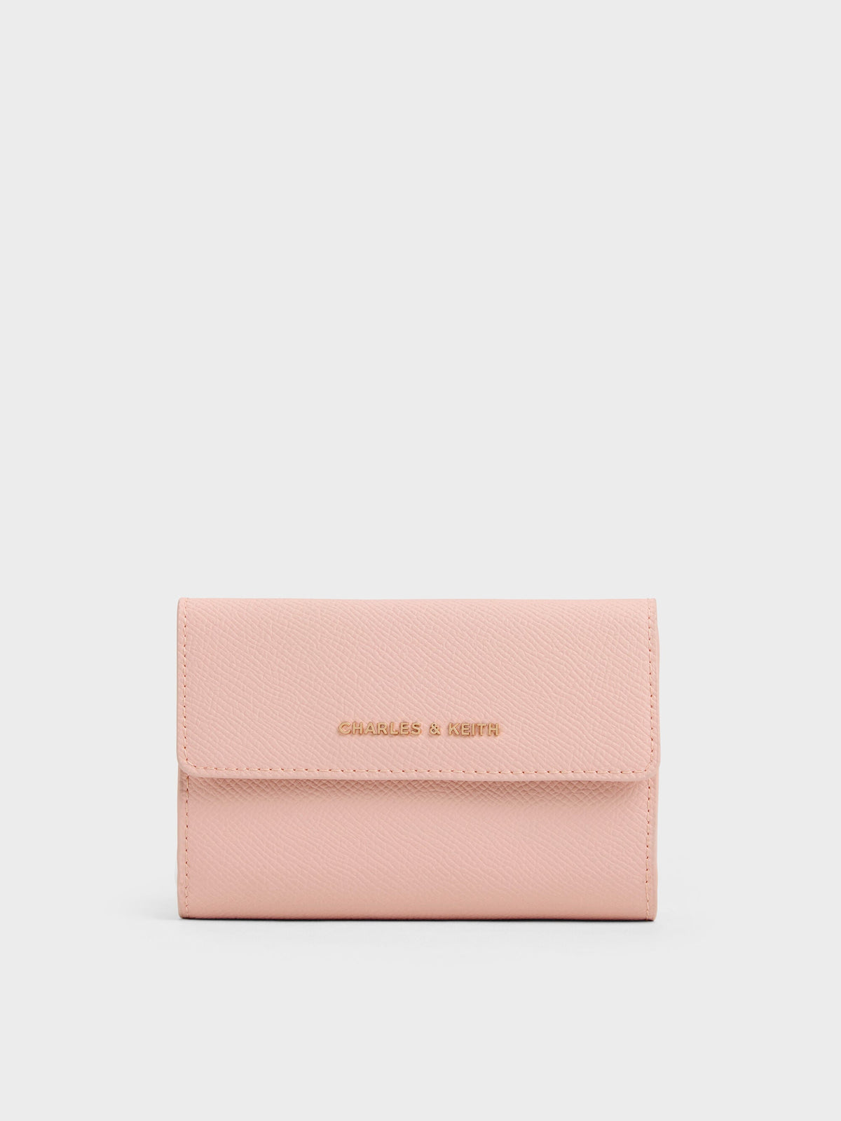 CHARLES & KEITH Classic / Tricha Turn-Lock Wallet - Pink