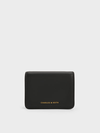 CHARLES & KEITH Smart Buy / Lyla Knotted-Strap Wallet - Black