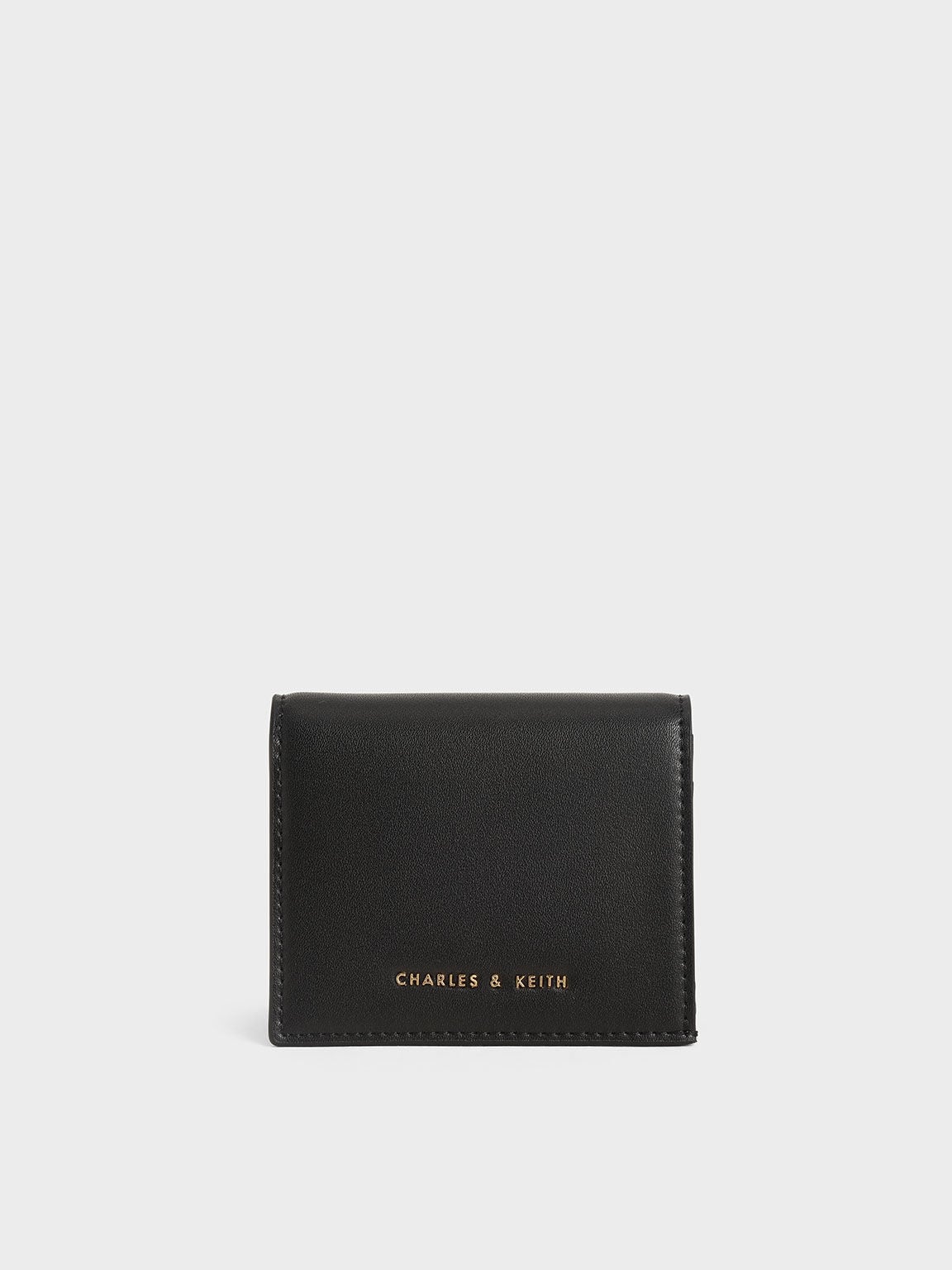 CHARLES & KEITH Customer Favorite / Daisy Bi-Fold Small Wallet - Black