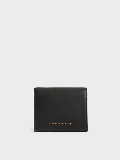 CHARLES & KEITH Customer Favorite / Daisy Bi-Fold Small Wallet - Black
