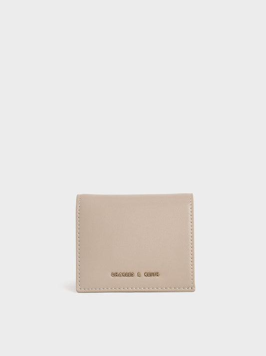 CHARLES & KEITH Recommended / Daisy Bi-Fold Small Wallet - Sand