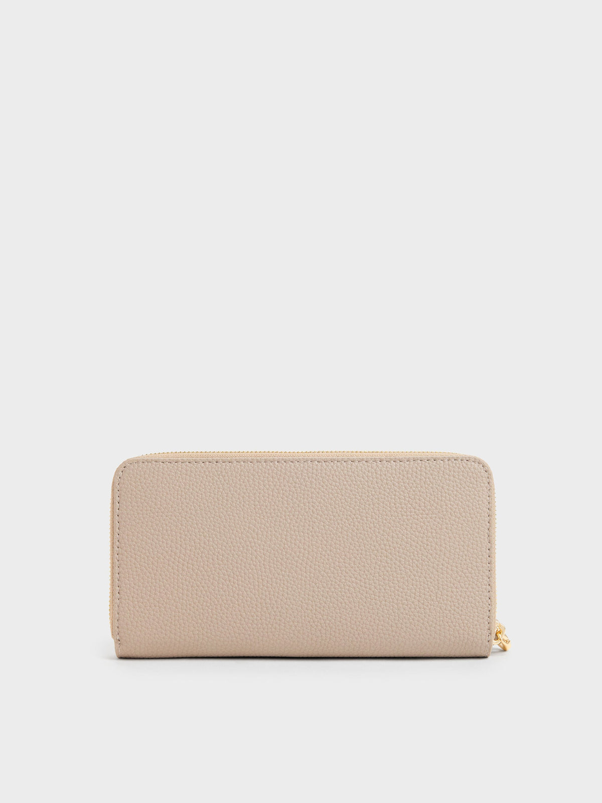 CHARLES & KEITH Featured / Chance Zip-Around Long Wallet - Taupe