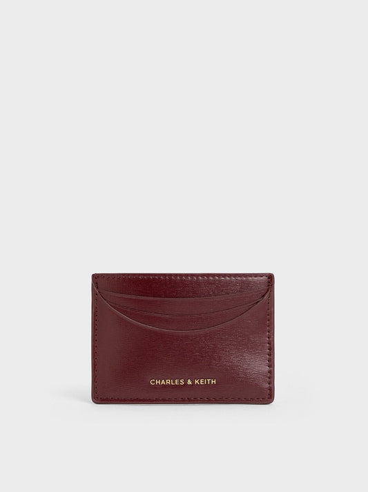 CHARLES & KEITH Sale / Sigrid Card Holder - Mulberry Plum