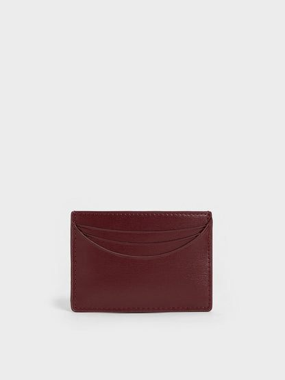 CHARLES & KEITH Sale / Sigrid Card Holder - Mulberry Plum