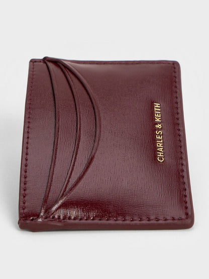 CHARLES & KEITH Sale / Sigrid Card Holder - Mulberry Plum