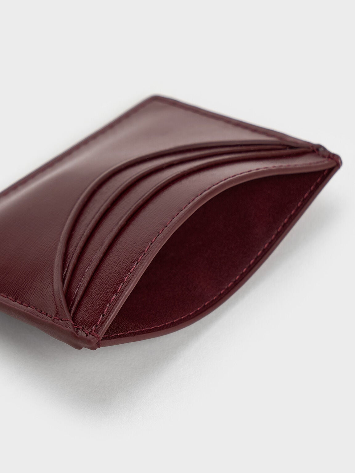 CHARLES & KEITH Sale / Sigrid Card Holder - Mulberry Plum