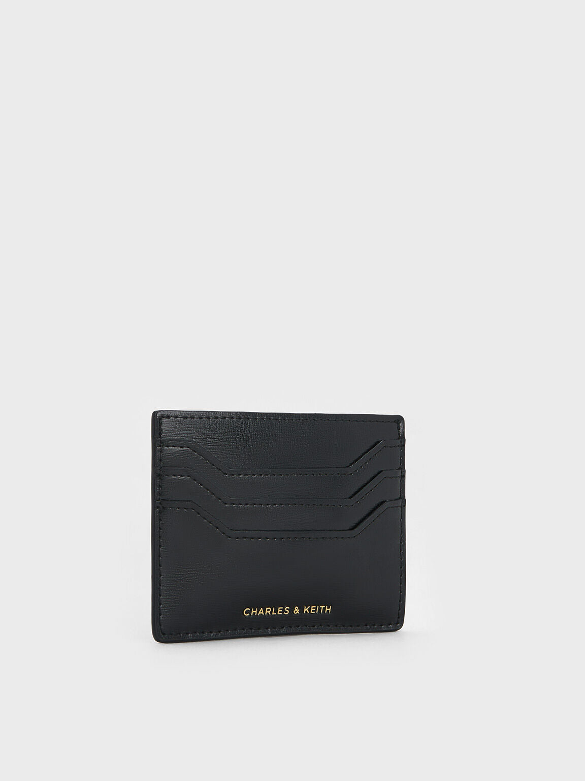 CHARLES & KEITH Popular / Carli Multi-Slot Card Holder - Black