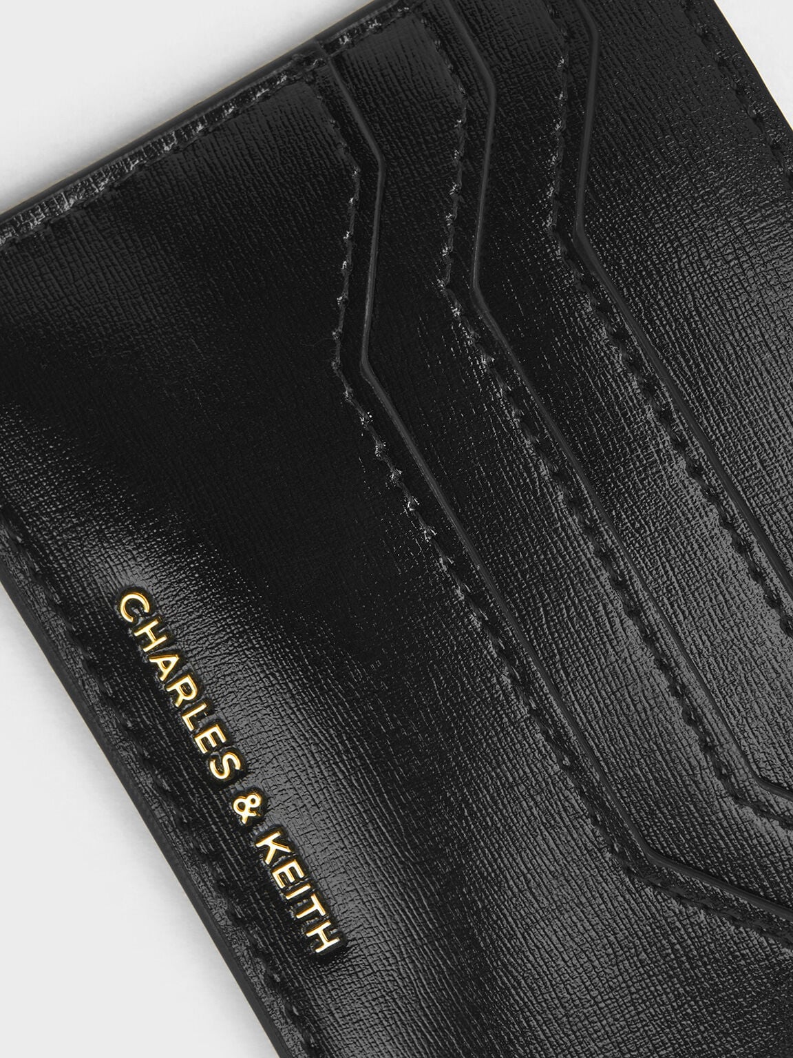 CHARLES & KEITH Popular / Carli Multi-Slot Card Holder - Black