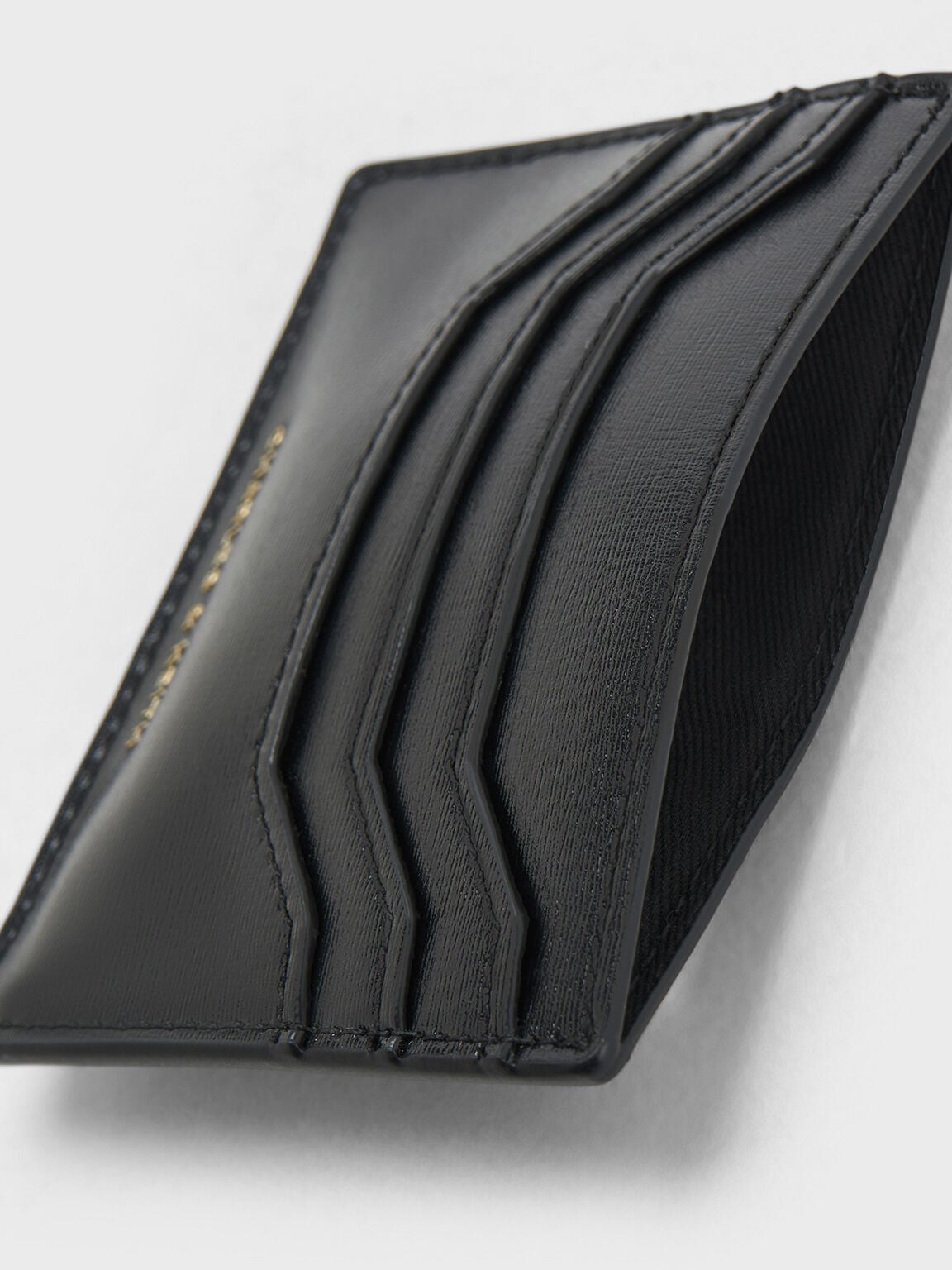 CHARLES & KEITH Popular / Carli Multi-Slot Card Holder - Black
