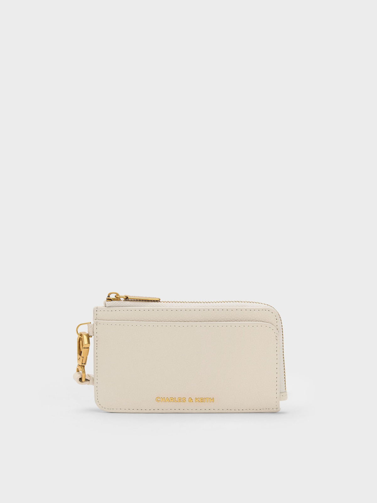CHARLES & KEITH Premium / Dixie Wristlet Card Holder - Cream