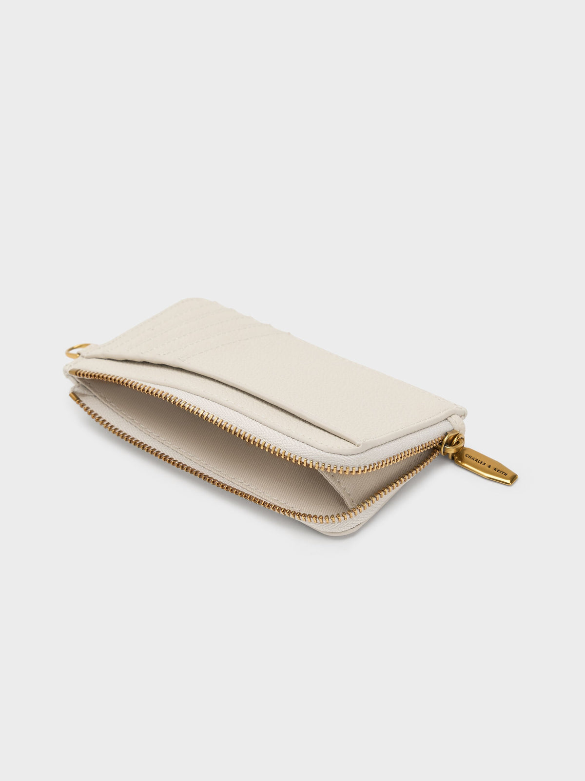 CHARLES & KEITH Premium / Dixie Wristlet Card Holder - Cream