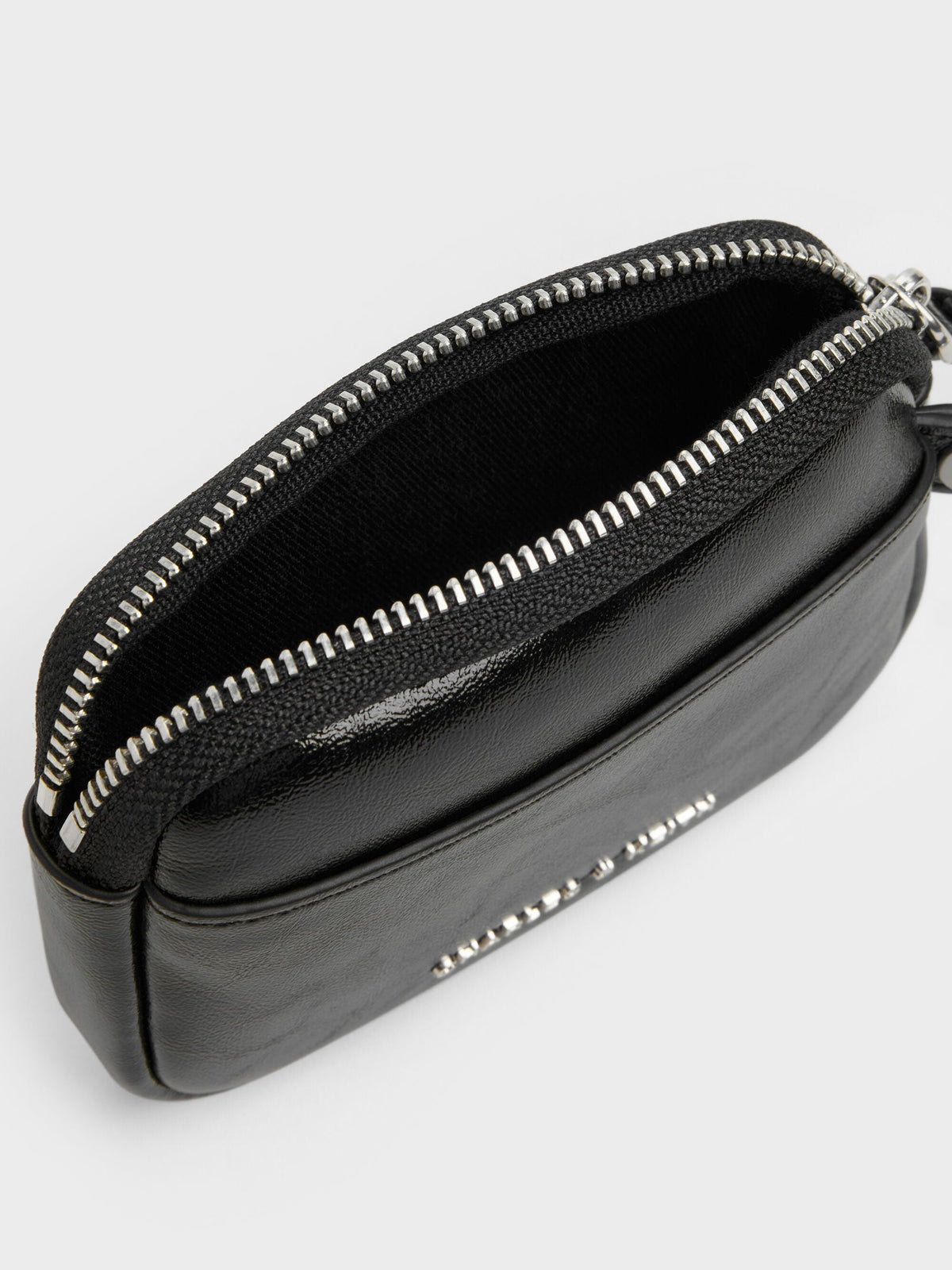 CHARLES & KEITH Best Seller / Tatiana Zip-Around Card Holder - Noir