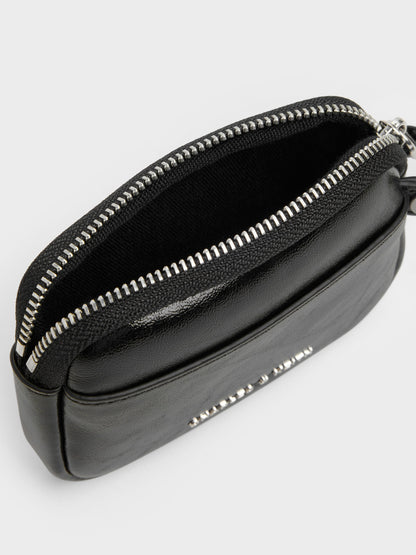 CHARLES & KEITH Best Seller / Tatiana Zip-Around Card Holder - Noir