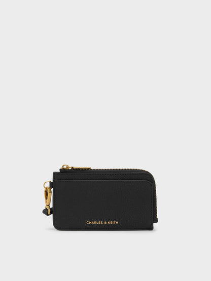 CHARLES & KEITH Essential / Dixie Wristlet Card Holder - Black