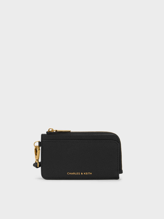 CHARLES & KEITH Essential / Dixie Wristlet Card Holder - Black