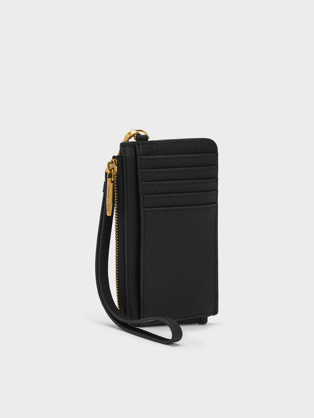 CHARLES & KEITH Essential / Dixie Wristlet Card Holder - Black