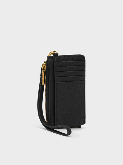 CHARLES & KEITH Essential / Dixie Wristlet Card Holder - Black