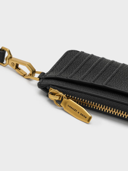 CHARLES & KEITH Essential / Dixie Wristlet Card Holder - Black