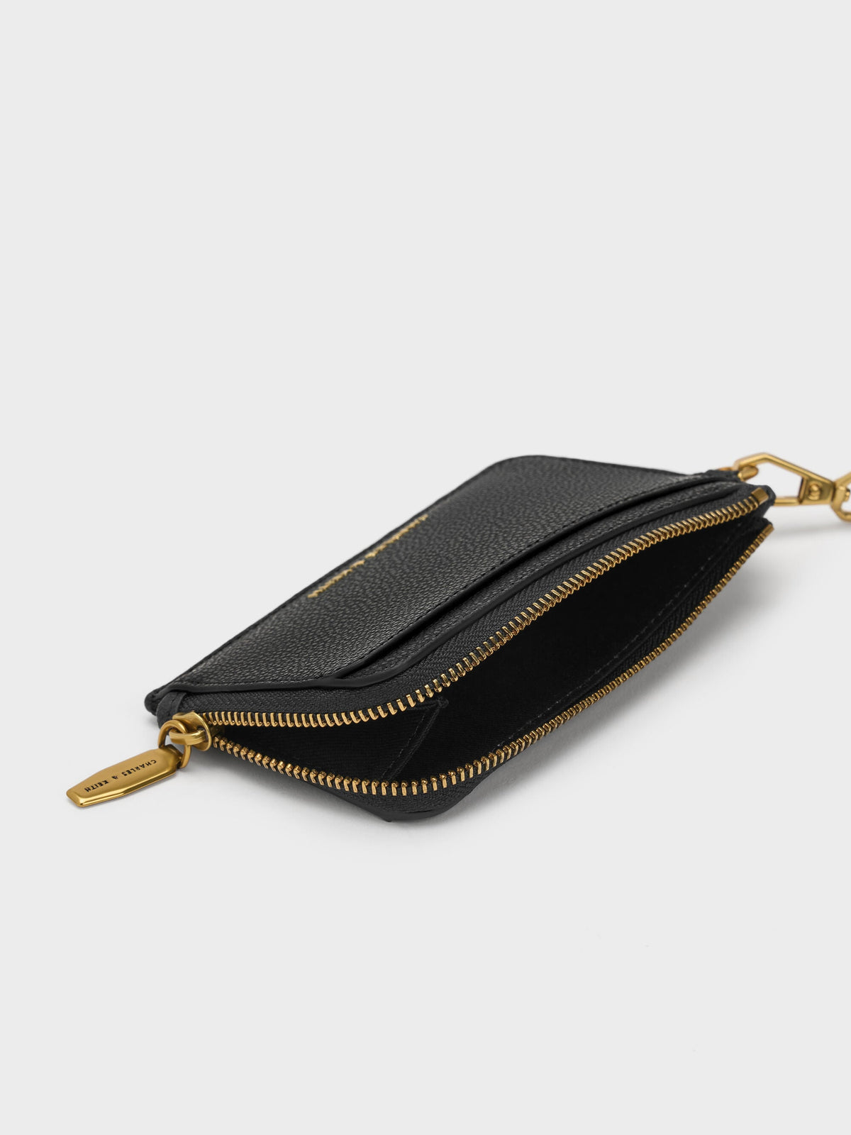 CHARLES & KEITH Essential / Dixie Wristlet Card Holder - Black