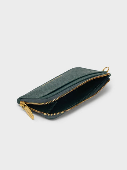 CHARLES & KEITH Best Seller / Multi-Slot Wristlet Card Holder - Dark Green