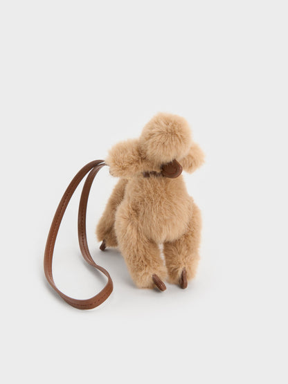 CHARLES & KEITH Trending / Faux Shearling Poodle Charm - Multi