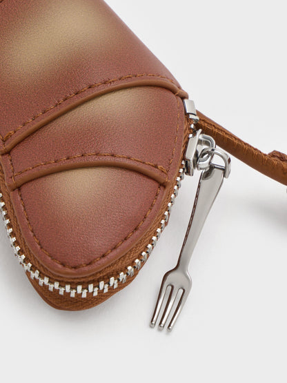 CHARLES & KEITH Trusted / Croissant Charm - Nutmeg Beige