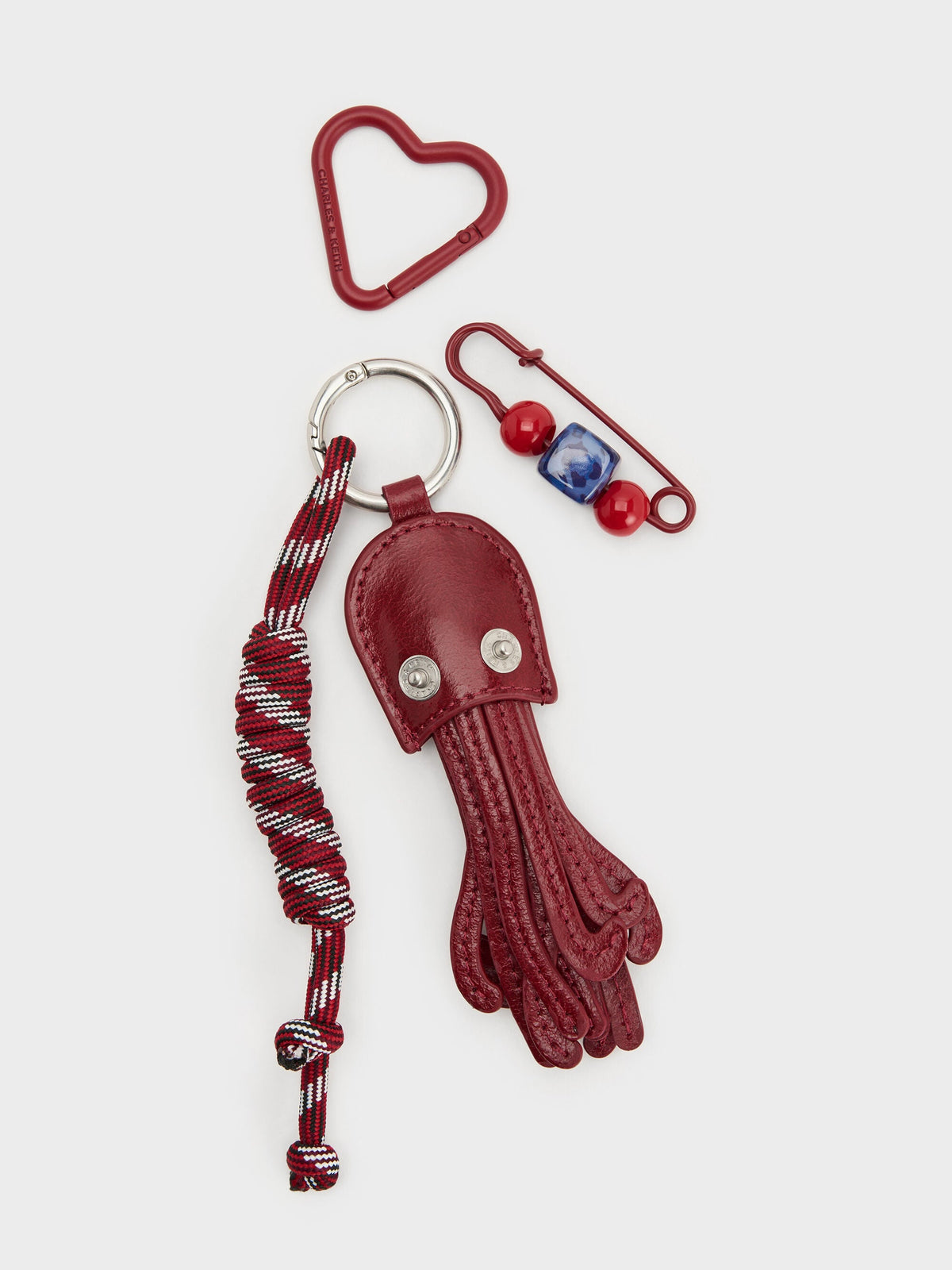 CHARLES & KEITH Best Price / Delfina Octopus Charm - Tomato Red